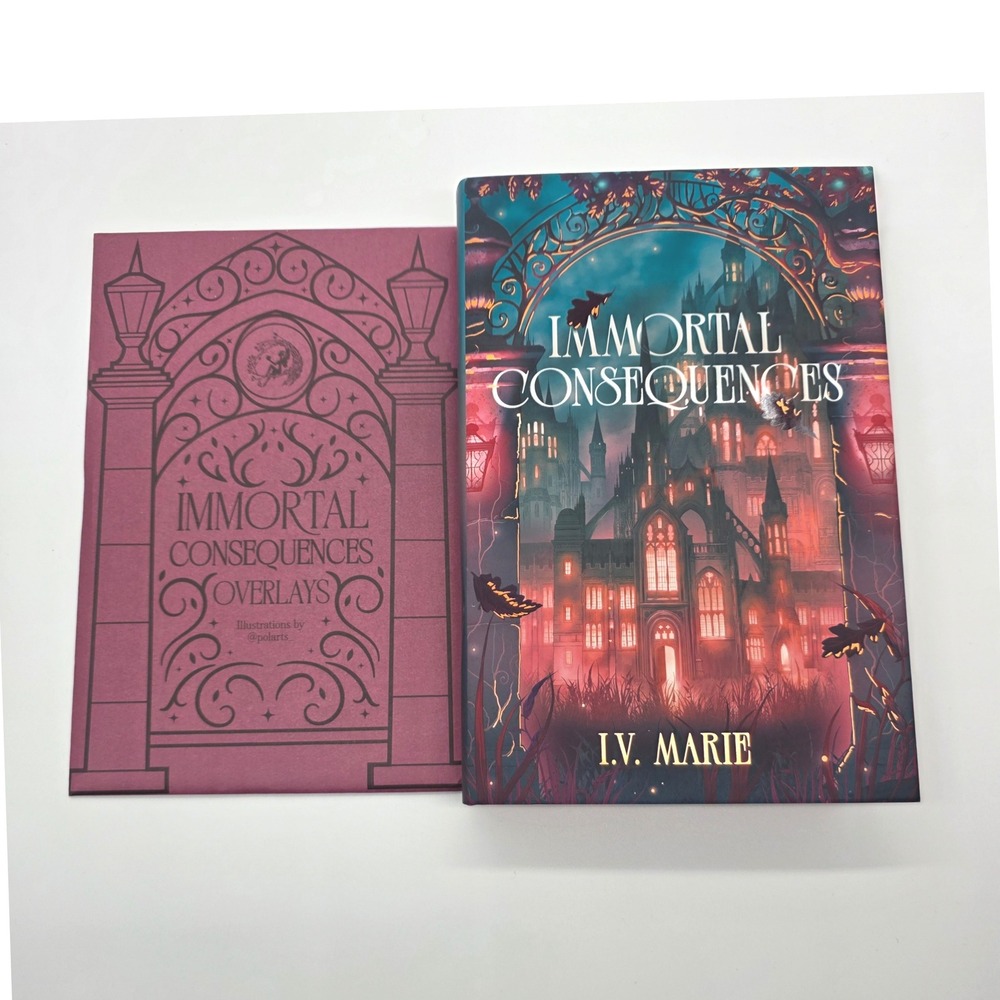 Immortal Consequences FairyLoot Exclusive Book IV‎ Marie Hardcover + Overlays